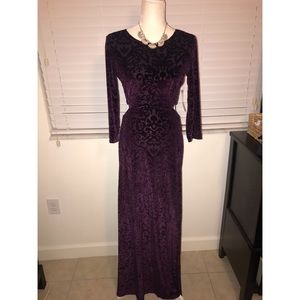 Lulus long formal velvet